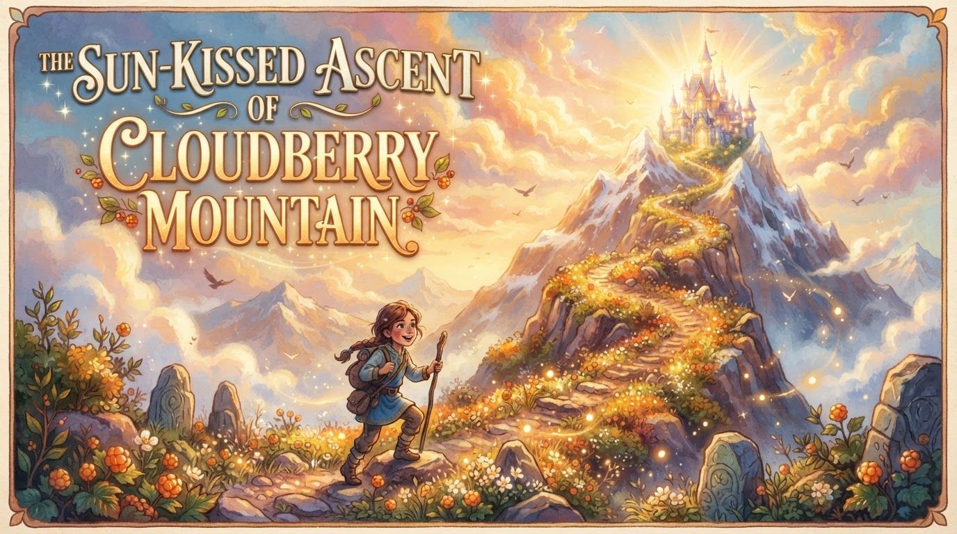 The Sun-Kissed Ascent of Cloudberry Mountain